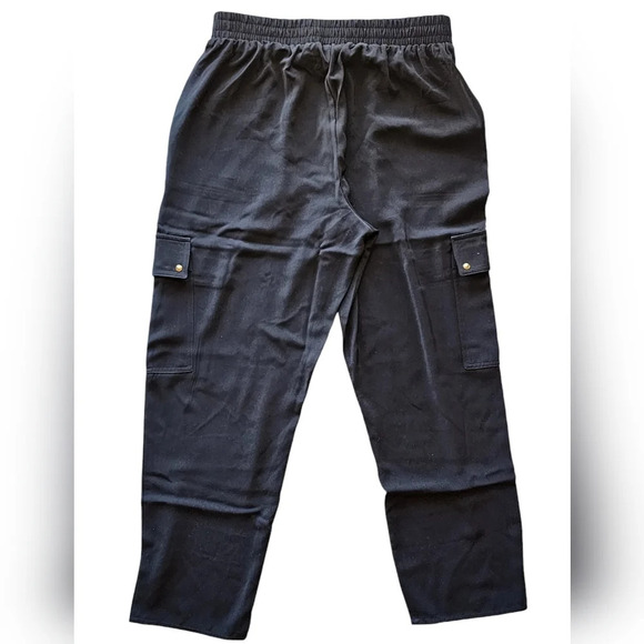 MICHAEL Michael Kors Classic Satin Cargo Pants - Picture 2 of 9